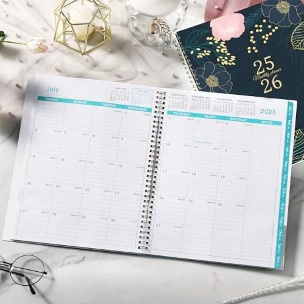 2025-2026 Monthly Planner - Monthly Planner/Calendar 2025-2026, July - December
